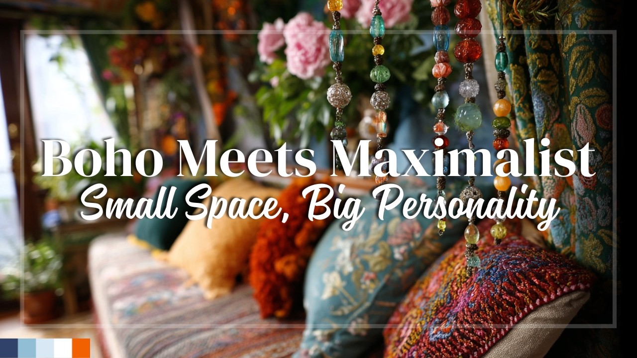 Boho Meets Maximalist: Small Apartment Ideas for a Lush, Lived-In Look Full of Charm