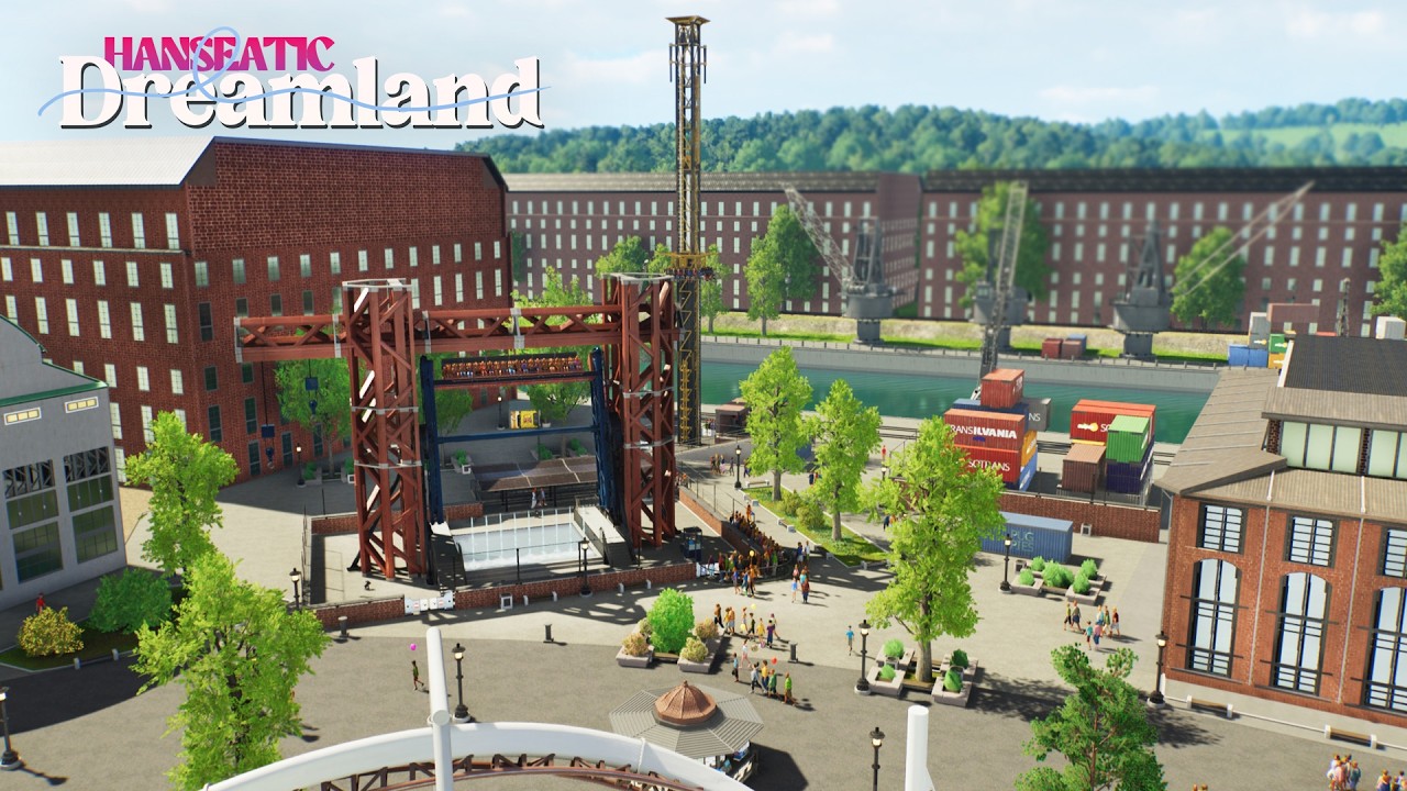 Amazing Harbor Flatrides in my Hanseatic Planet Coaster 2 Park!