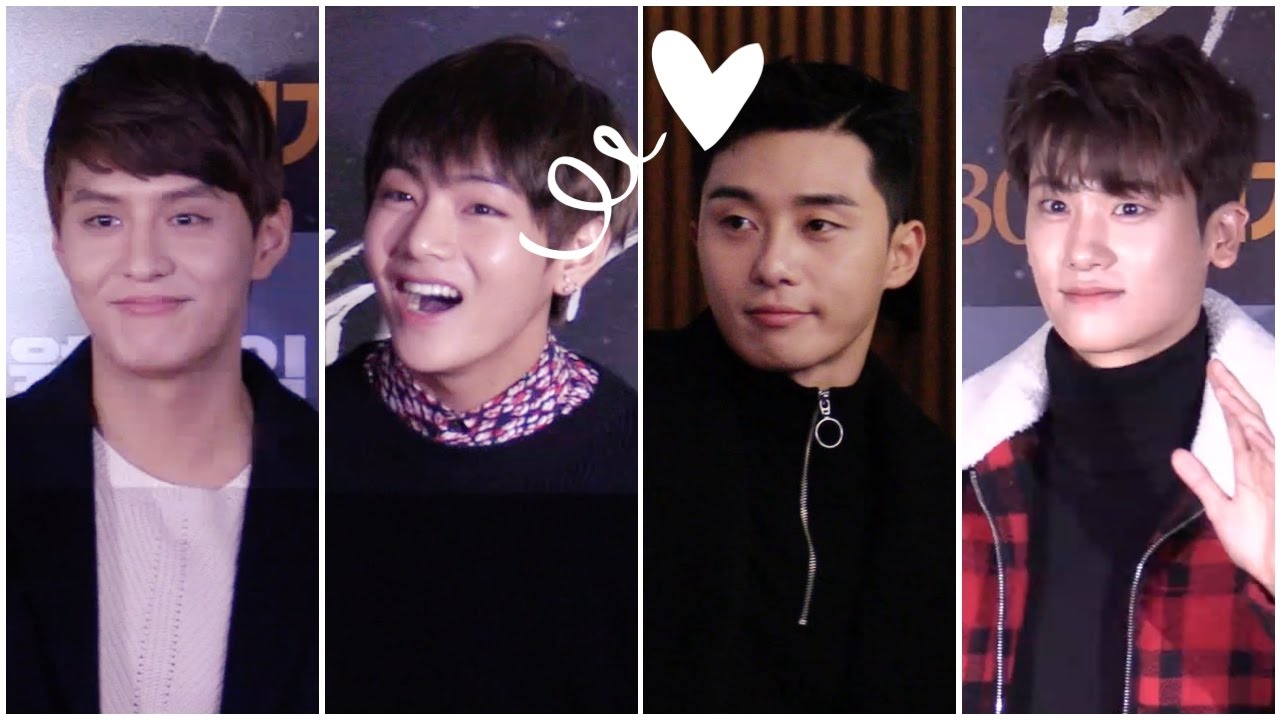 방탄소년단(BTS) 뷔(V).박서준.박형식..‘화랑’이 떴다!! @두 남자 VIP시사회