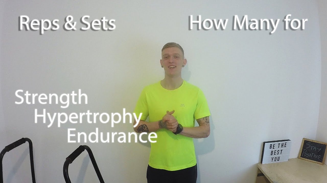 What are Reps & Sets | How Many Reps for Strength, Hypertrophy, Endurance?
