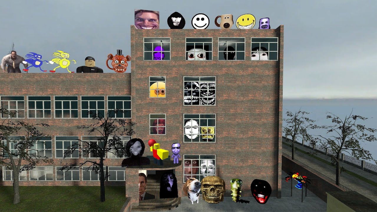 Nico's Nextbots Horror Map Gmod !!!