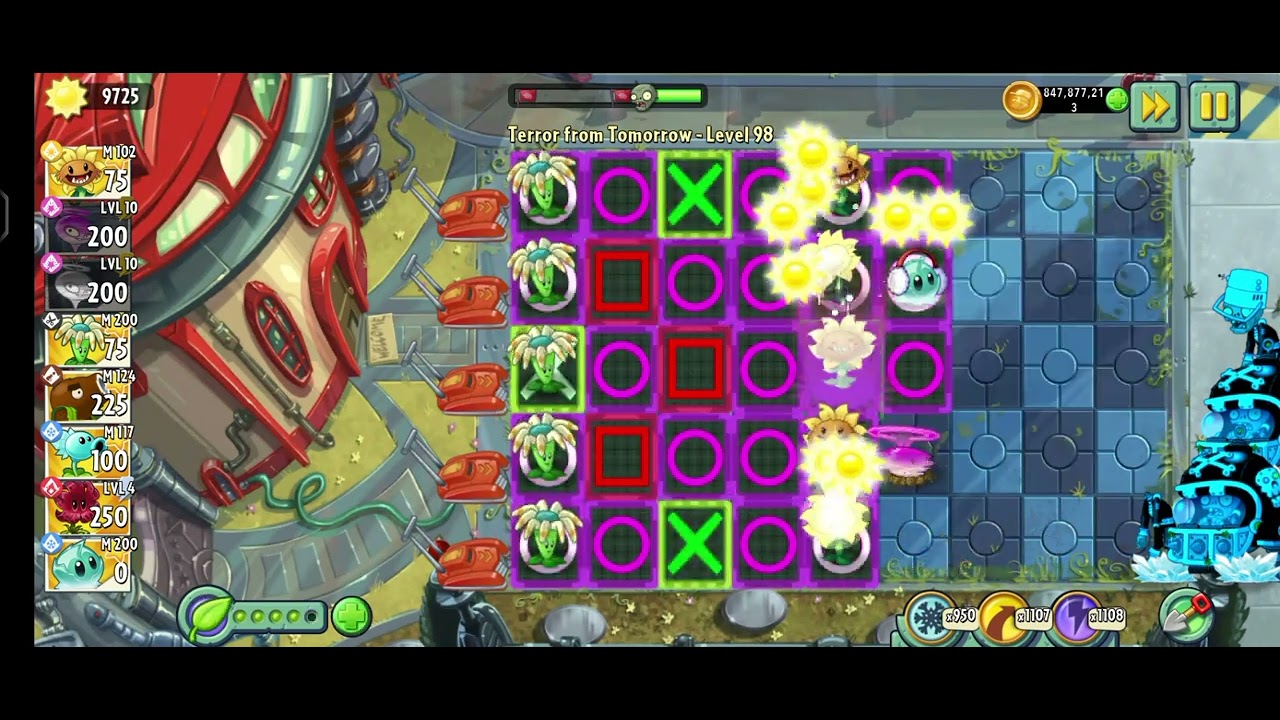 Pvz 2 Terror From Tomorrow lvl 98