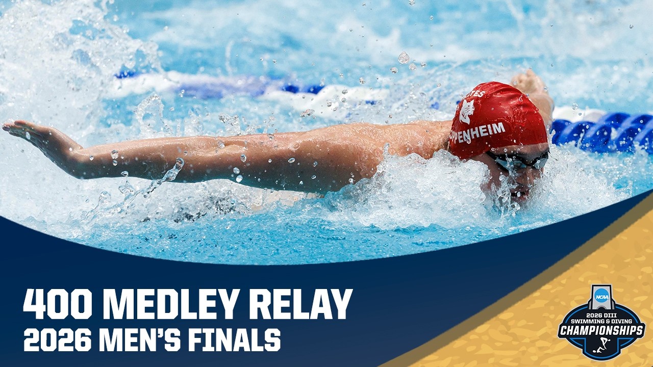 NCAA Record in Men's 400 Medley Relay | 2026 NCAA Division III Swimming & Diving Championships