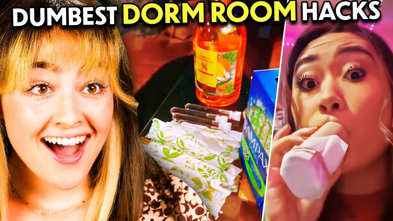 Dumbest Dorm Room Hacks | Try Not To Fail Challenge