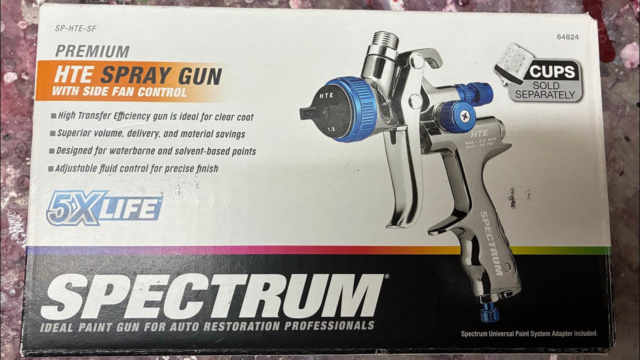 Тестирование краскопульта Harbor Freight Spectrum 64824.