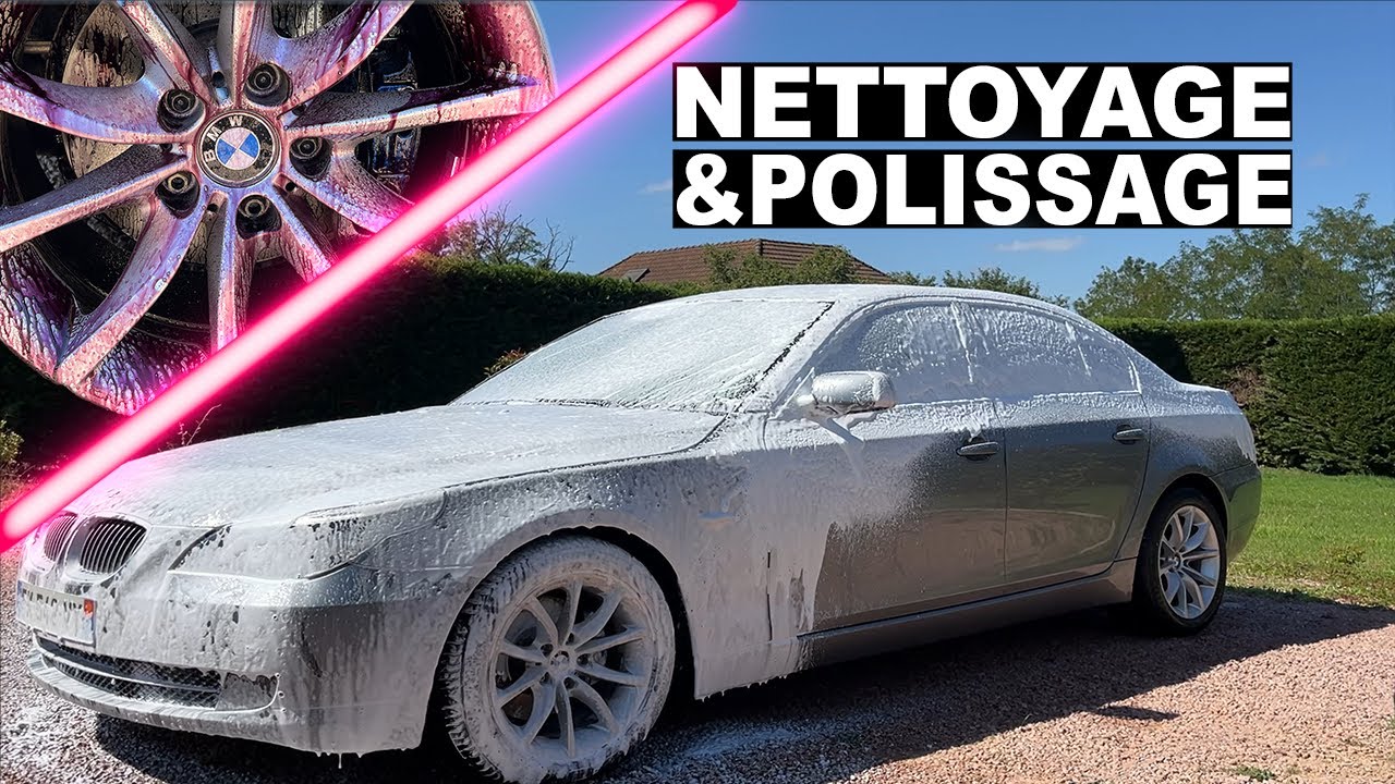 Lavage & Polissage Bmw Serie 5 Très Sale - Detailing Auto