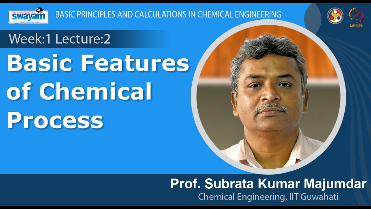Lec 2: Basic Features of Chemical Process