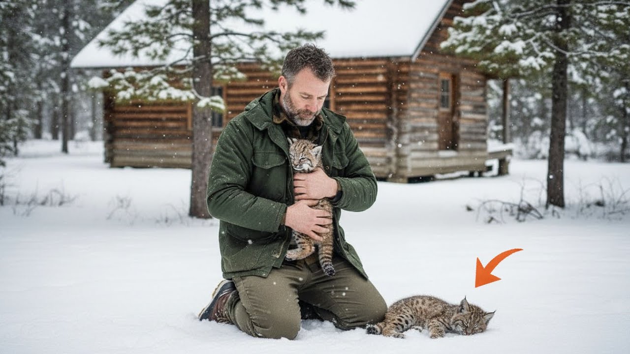 He Found Two Bobcats in the Blizzard—Then Saw One’s Belly Move