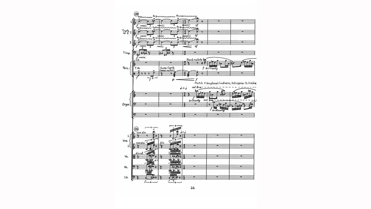 Karel Husa - Concerto for Organ and Orchestra (1987) [Score-Video]