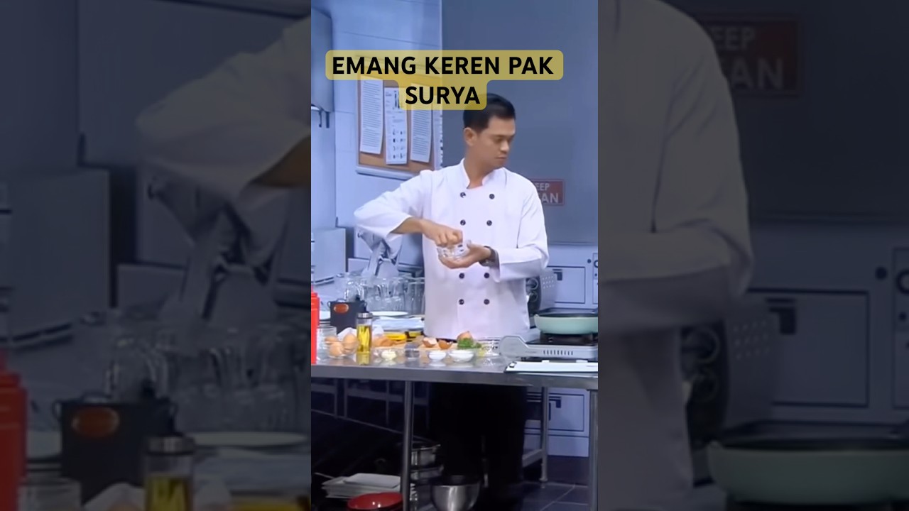 Skil masak pak Surya keren #shortvideo #artis #surya #suryainsomnia