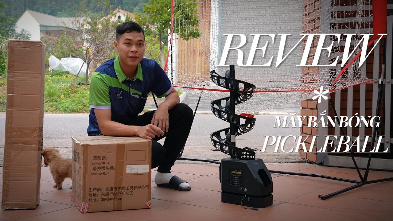 GIỚI THIỆU CHI TIẾT VỀ CHIẾC MÁY BẮN BÓNG PICKLEBALL LUSPEED | QUỐC HÚI SPORTQQQQQQQ