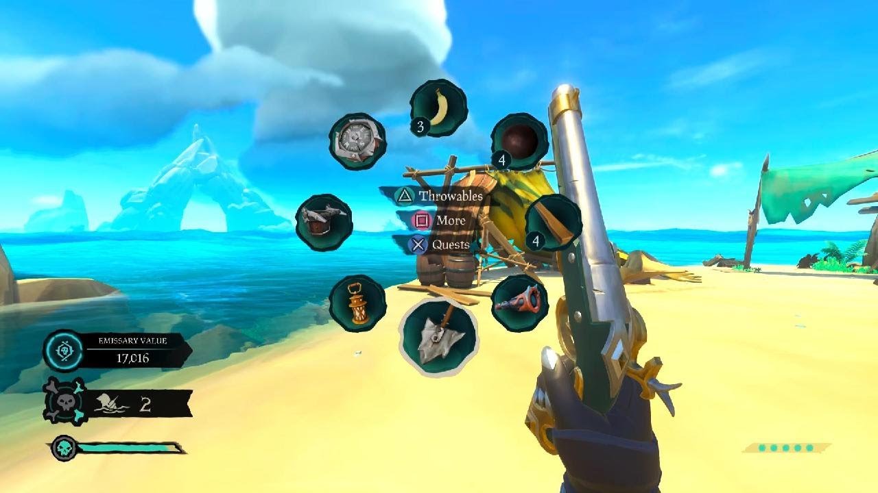 Stealing supplies disguised as ship inspection in Sea of thieves...