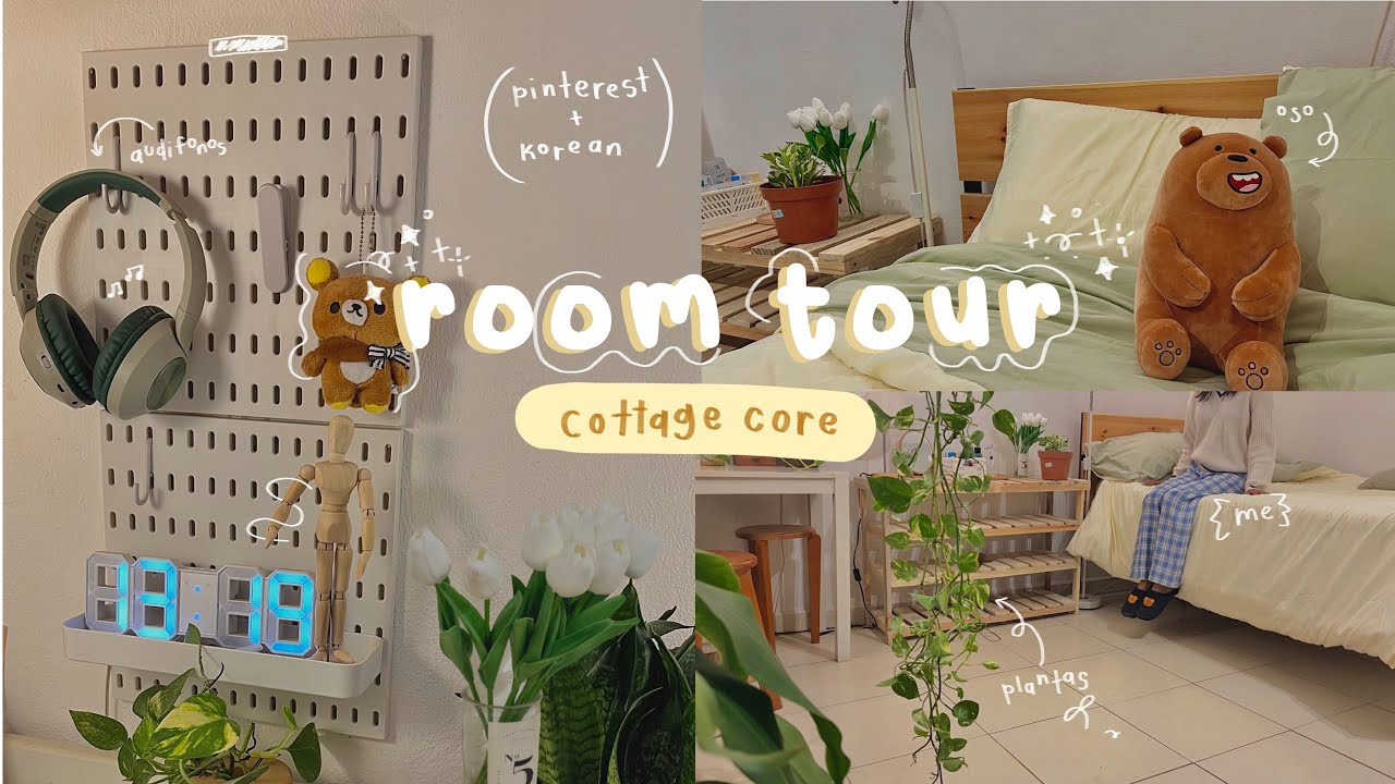 🧸tour de habitación / cozy room ✨estilo coreano