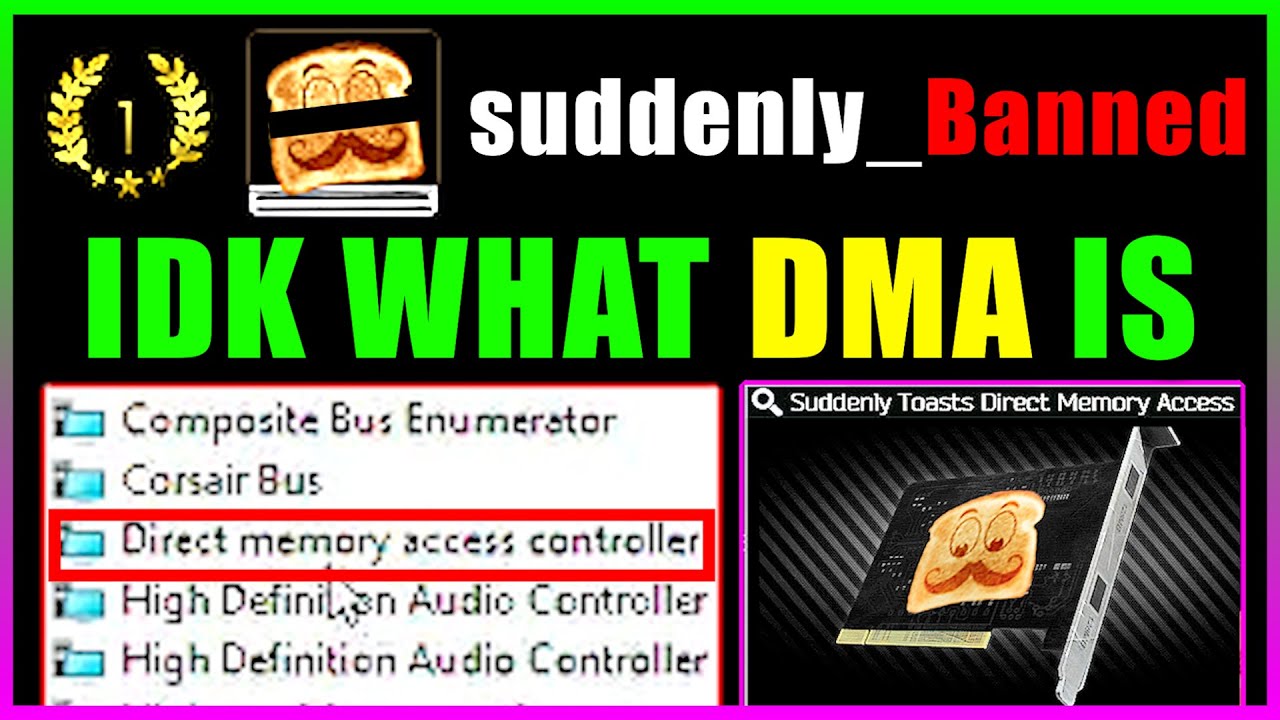 Top #1 Player Got Banned & He Tries to Prove Innocence By Showing DMA in His Device Manager...