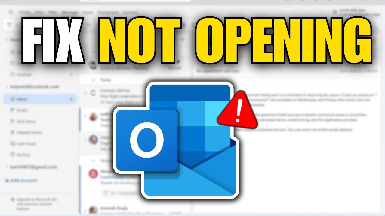 How To Fix New Outlook App Not Opening On Windows 11
