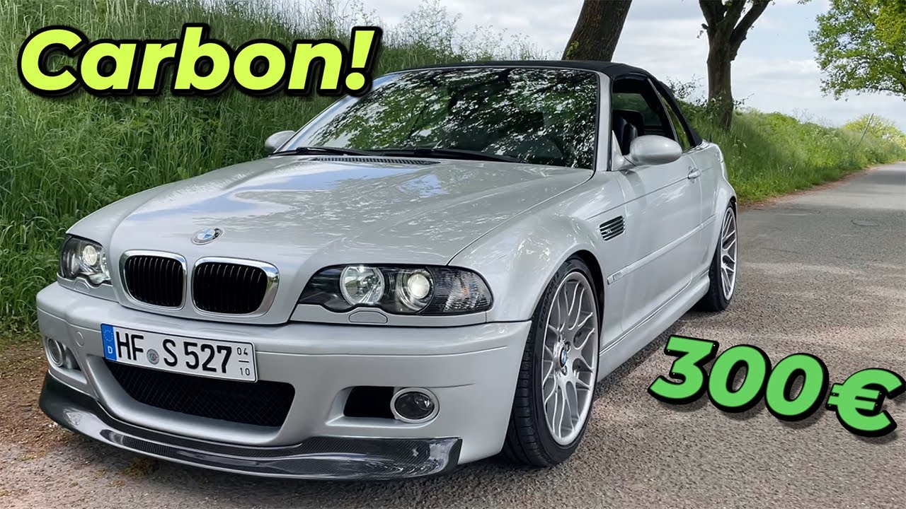 Carbon Lippe! BMW E46 M3 UMBAU | Frontspoiler montieren | Car Porn | Fico