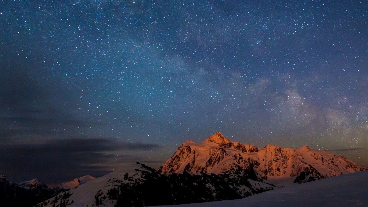 Video de estrellas en la noche | cielo estrellado | star video at night