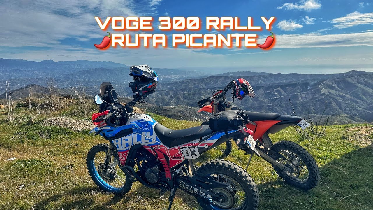 VOGE 300 RALLY. RUTA PICANTE CON COMANDO SUR TRAIL OFF ROAD