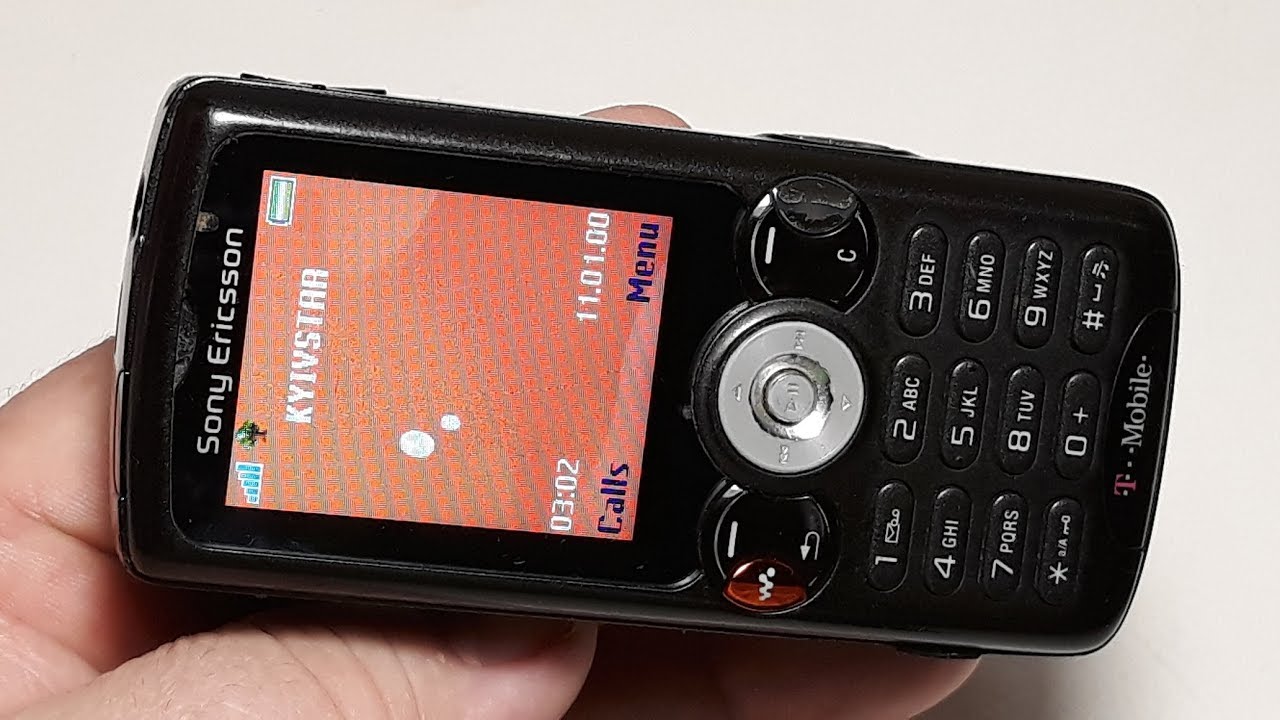 Sony Ericsson W810i T Mobile Walkman phone. Telefon aus Deutschland. Капсула времени