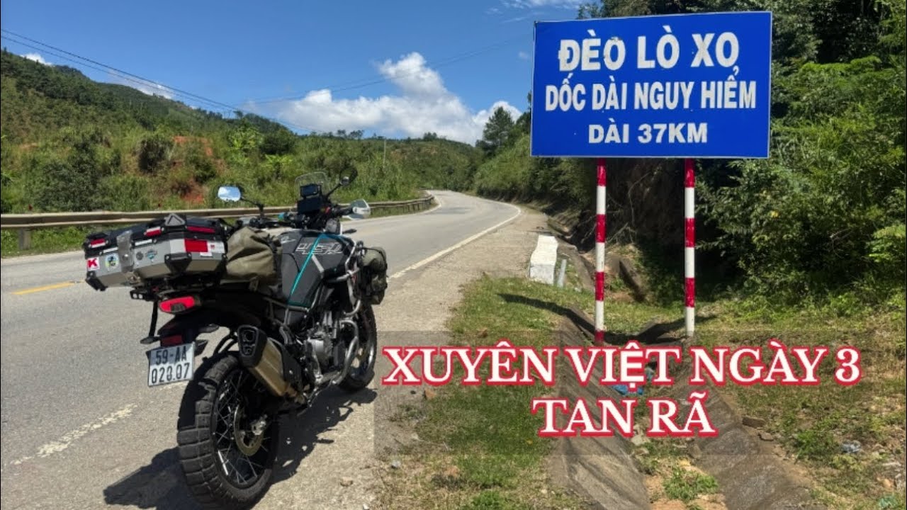 XUYÊN VIỆT CF450MT Ngày 3 ( 13/10/2024 ) | Pleiku - TT Khe Sanh - Ql14C | 596km - Nhóm Tan Rã