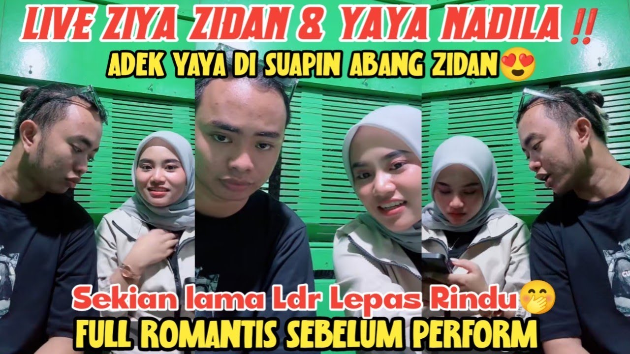 LIVE FULL ROMANTIS (ZIYA) ZIDAN & YAYA NADILA‼️SEBELUM PERFORM DI KUTAI MAKAN BARENG DULU CANDA TAWA