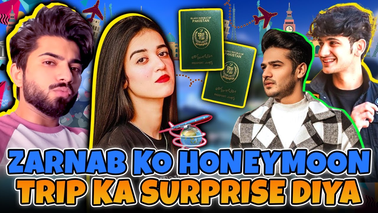 Zarnab Ko Diya Honeymoon Surprise | Laraib Khalid | Zarnab Fatima | Maaz Safdar | Zulqarnain