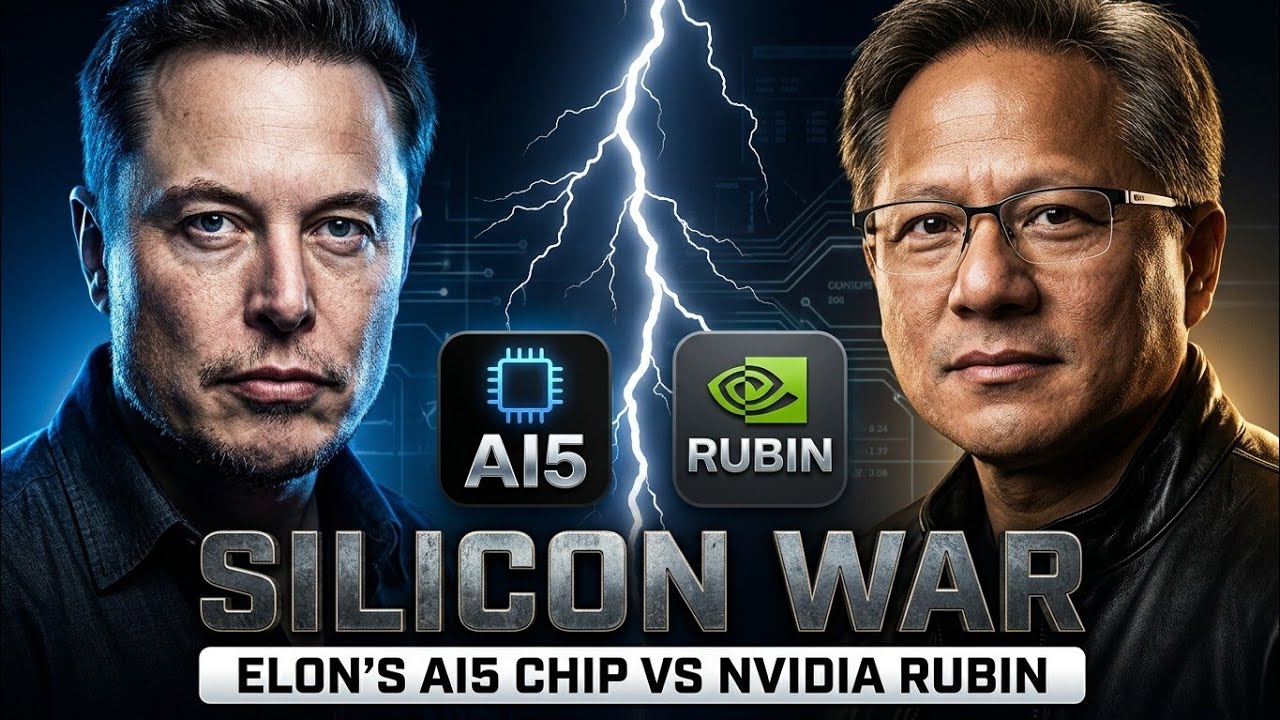 Чип AI5 от Илона Маска против Nvidia: гонка за создание физического ИИ
