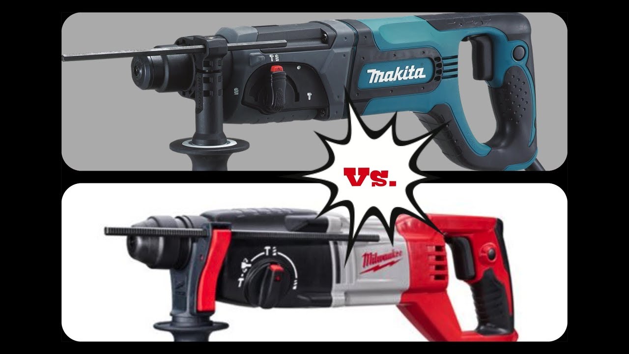 Taladros SDS PLUS Milwaukee Vs  Makita