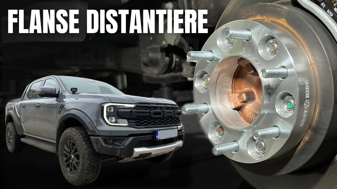 Cum se instaleaza Flanse Distantiere Best Ride pe Ford Ranger Raptor