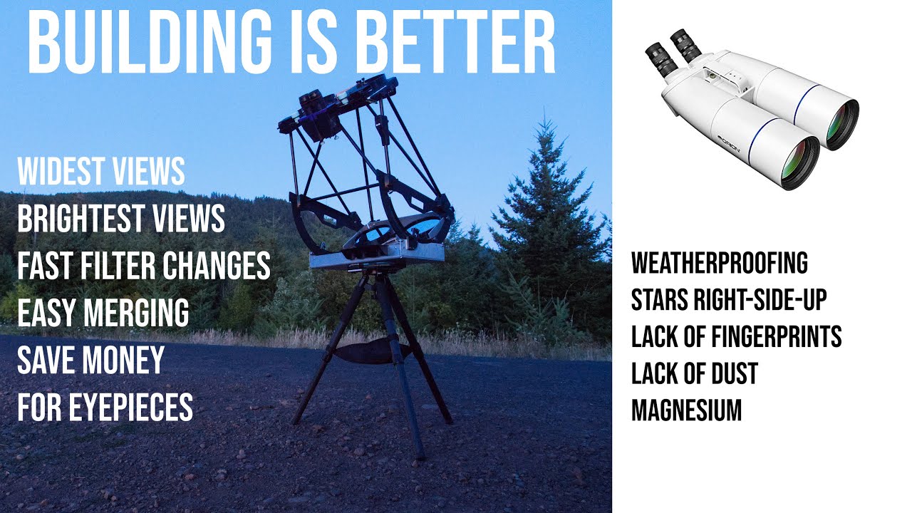 Building your astronomy binoculars is better