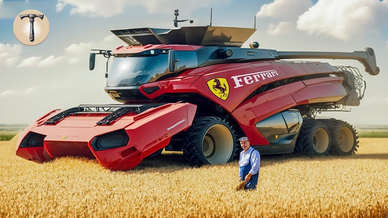20 large-scale production and modern manufacturing agricultural harvesters!
