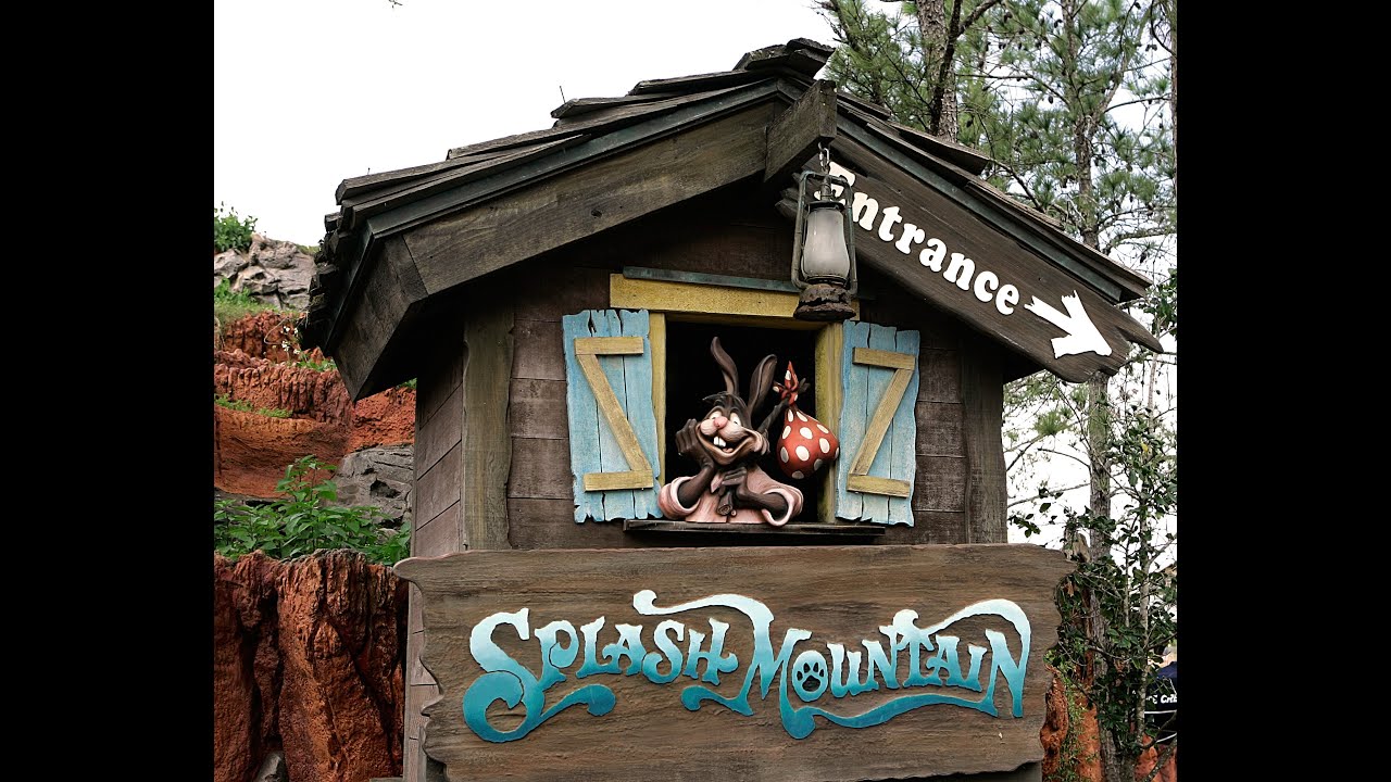 Splash Mountain full ride from 1996 Disneyworld