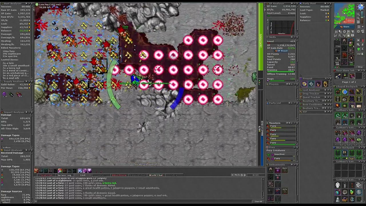 Oramond Fury ~ SOLO MS 412 ~ 4kk raw xp/h