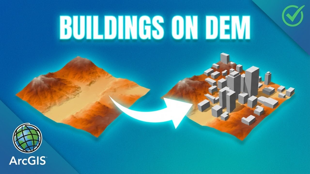 Adding Building/Structure Elevations to a DEM(Digital Elevation Model) in ArcGIS Pro