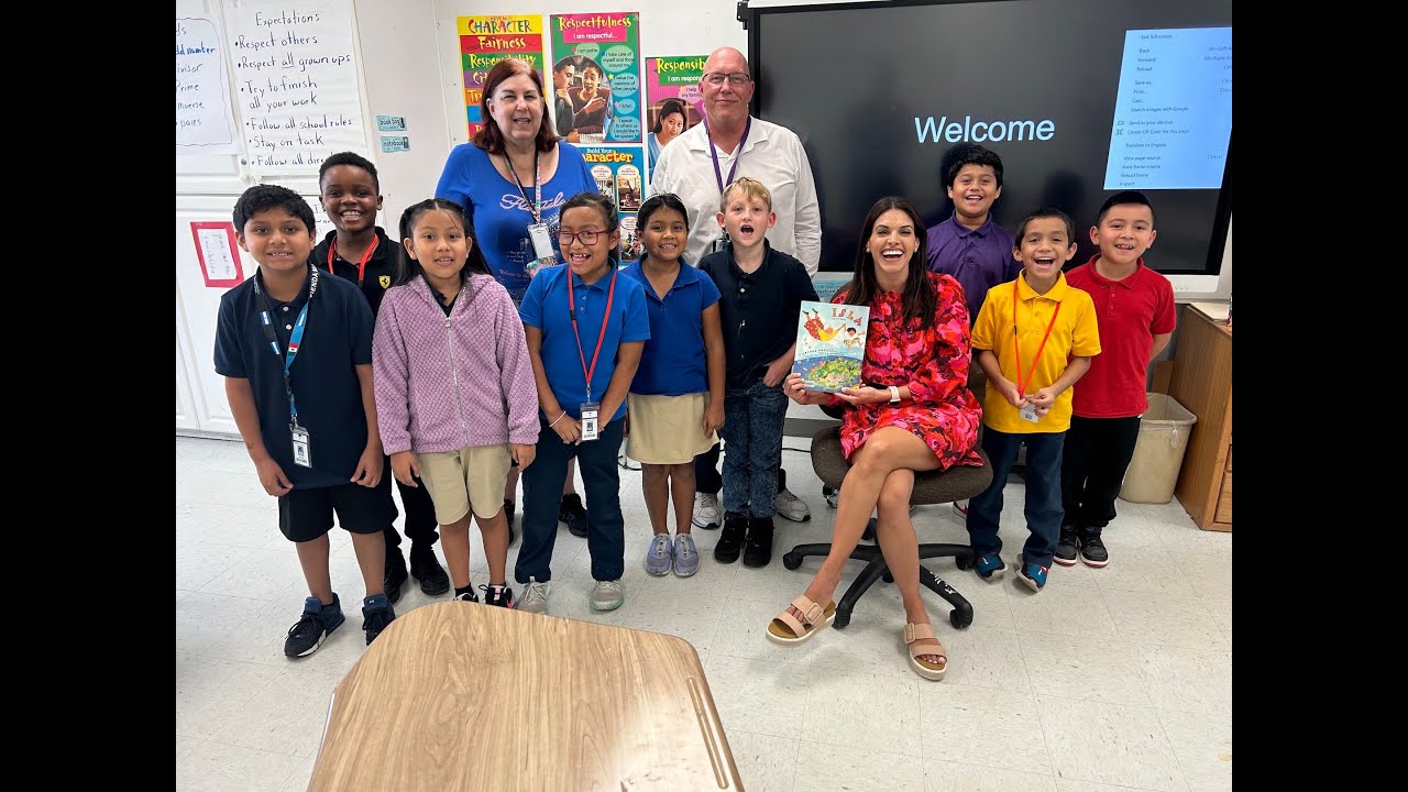 Celebrating Hispanic Heritage Month at Egret Lake Elementary School.