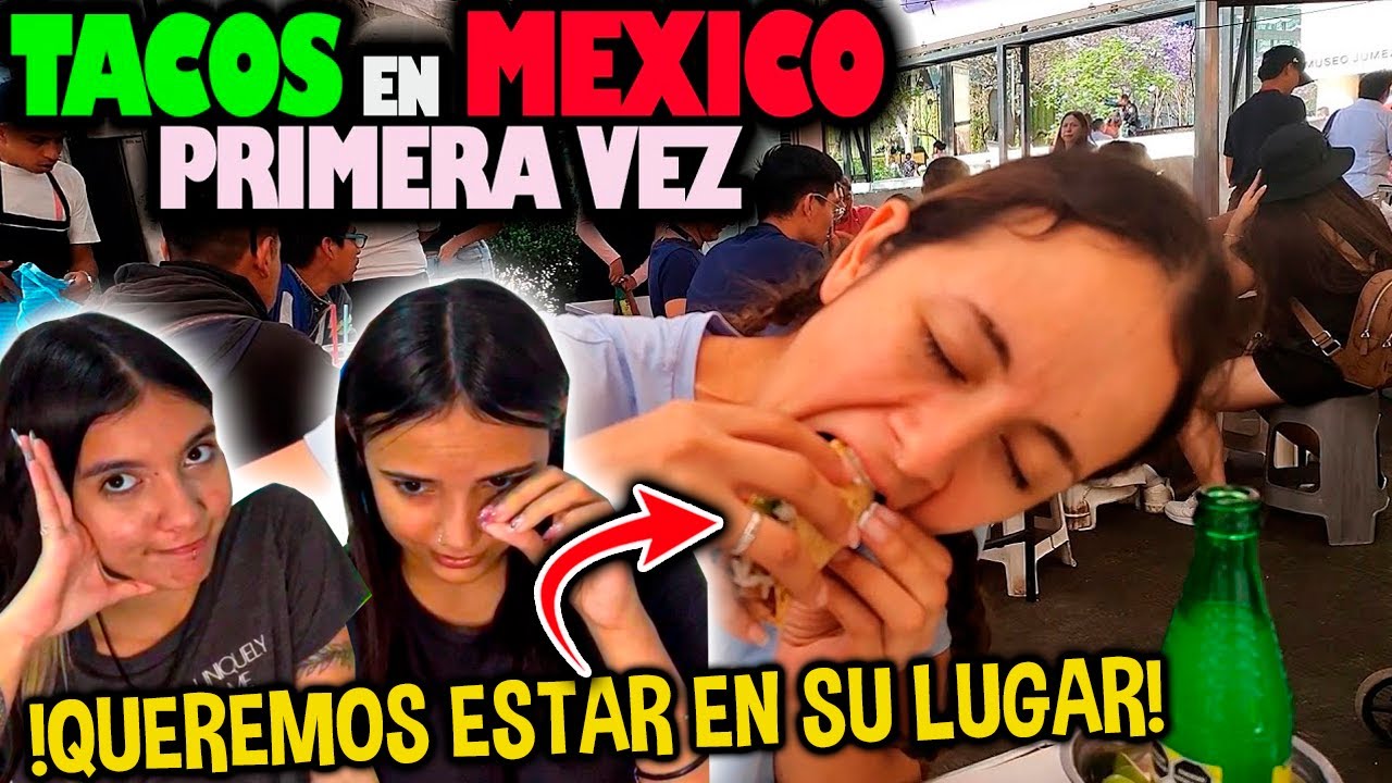 🇨🇴COLOMBIANOS PRUEBAN 🥹TACOS🇲🇽 POR 1RA VEZ Y QUEDAN ENAMORADOS - CUBANAS REACCIONAN