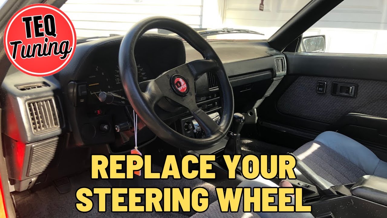 1985 Toyota Celica GT-S RA65 | Replacing the Steering Wheel | Aftermarket