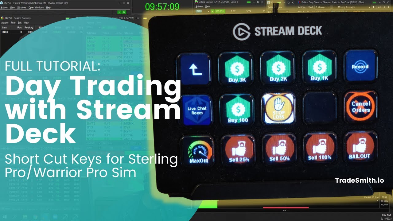 Day Trading With the Stream Deck Short Cut/Hot Keys [FULL TUTORIAL!!]