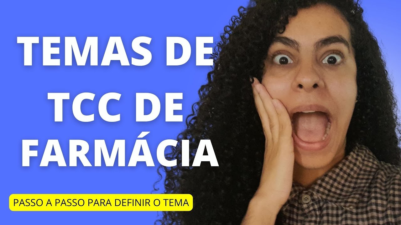 Temas de TCC: Curso de Farmácia - Confira Aqui