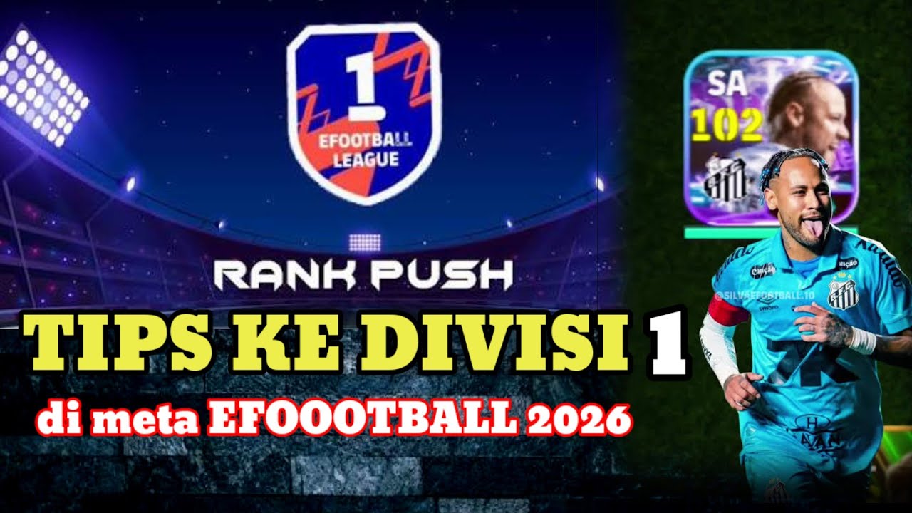 TIPS KE DIVISI 1 PAKE SKUAD BANSOS LAWAN SKUAD MEWAH EFOOTBALL 2026
