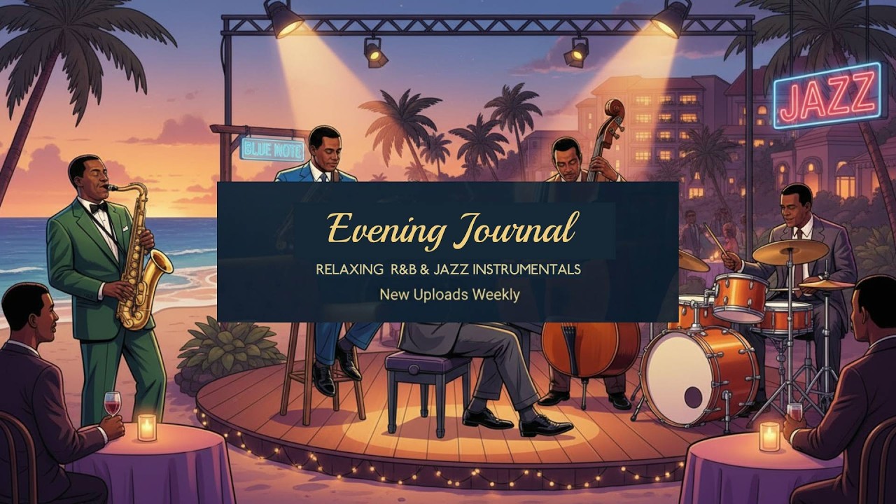 Evening Journal - Muted Trumpet Nights | Peaceful R&B Jazz Session