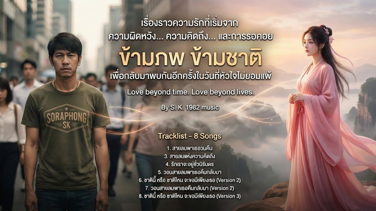 รวมเพลงรักข้ามภพข้ามชาติ 8 เพลง | ชาตินี้หรือ ชาติไหนจะขอมีเพียงเธอ 「Official  Audio」S. K.1982 music