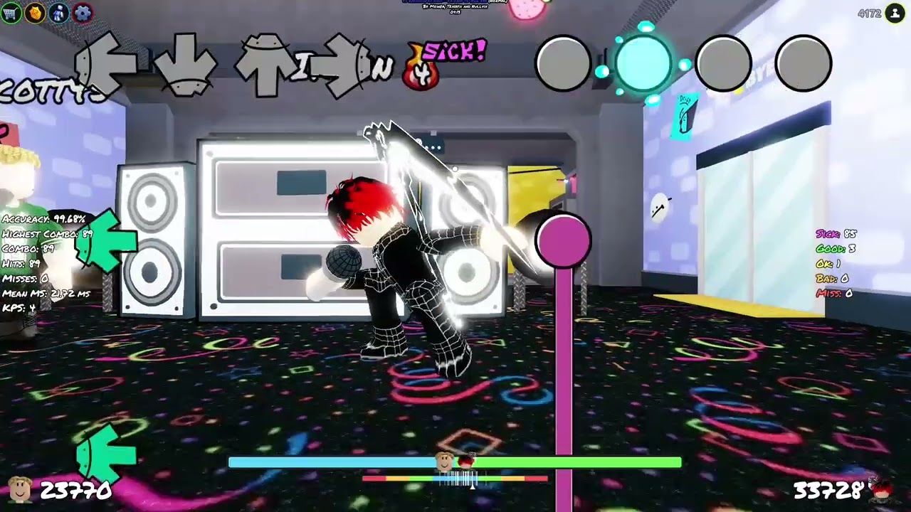Playing Roblox with my friend from school 