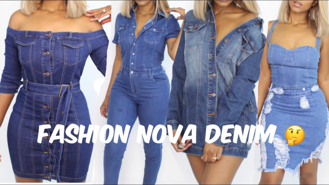 EVERYTHING Denim Fashion Nova Try On Haul