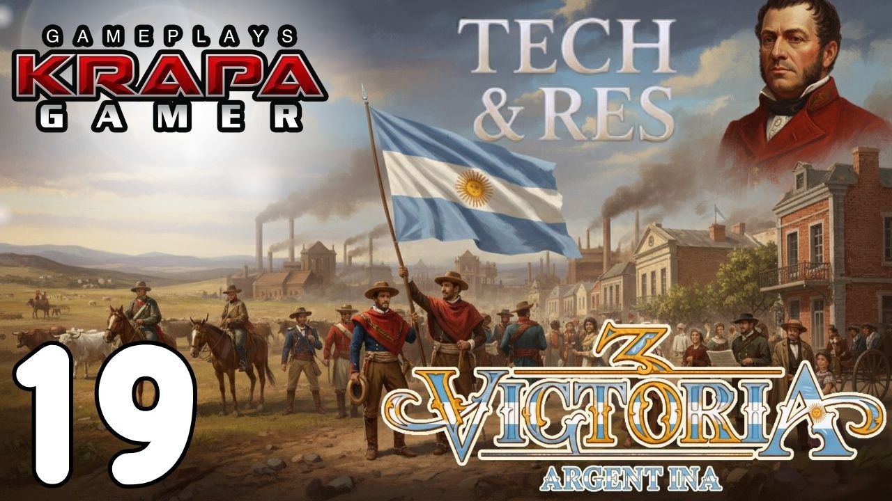 LA REVOLUCIÓN INDUSTRIAL ⚙️ Argentina con el Mod TECH&RES - Victoria 3 #19