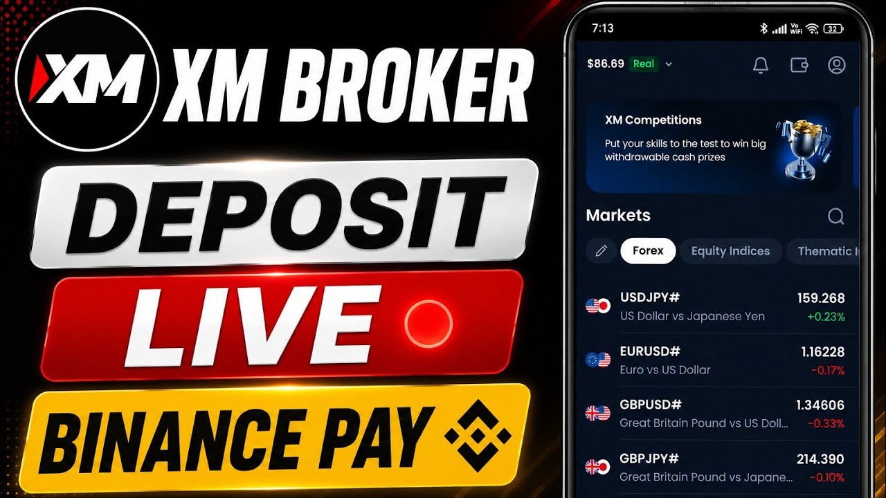 XM Deposit Binance Pay Kaise Kare | XM Deposit With Binance Pay Full Guide