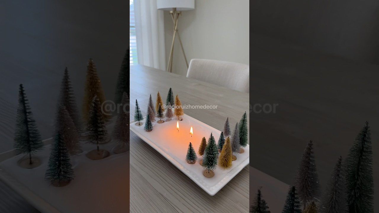 Melt some wax and make your own Christmas candles to decorate your house this season.