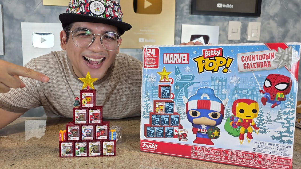CALENDÁRIO DE NATAL CHEIO DE SUPER-HERÓIS!!!