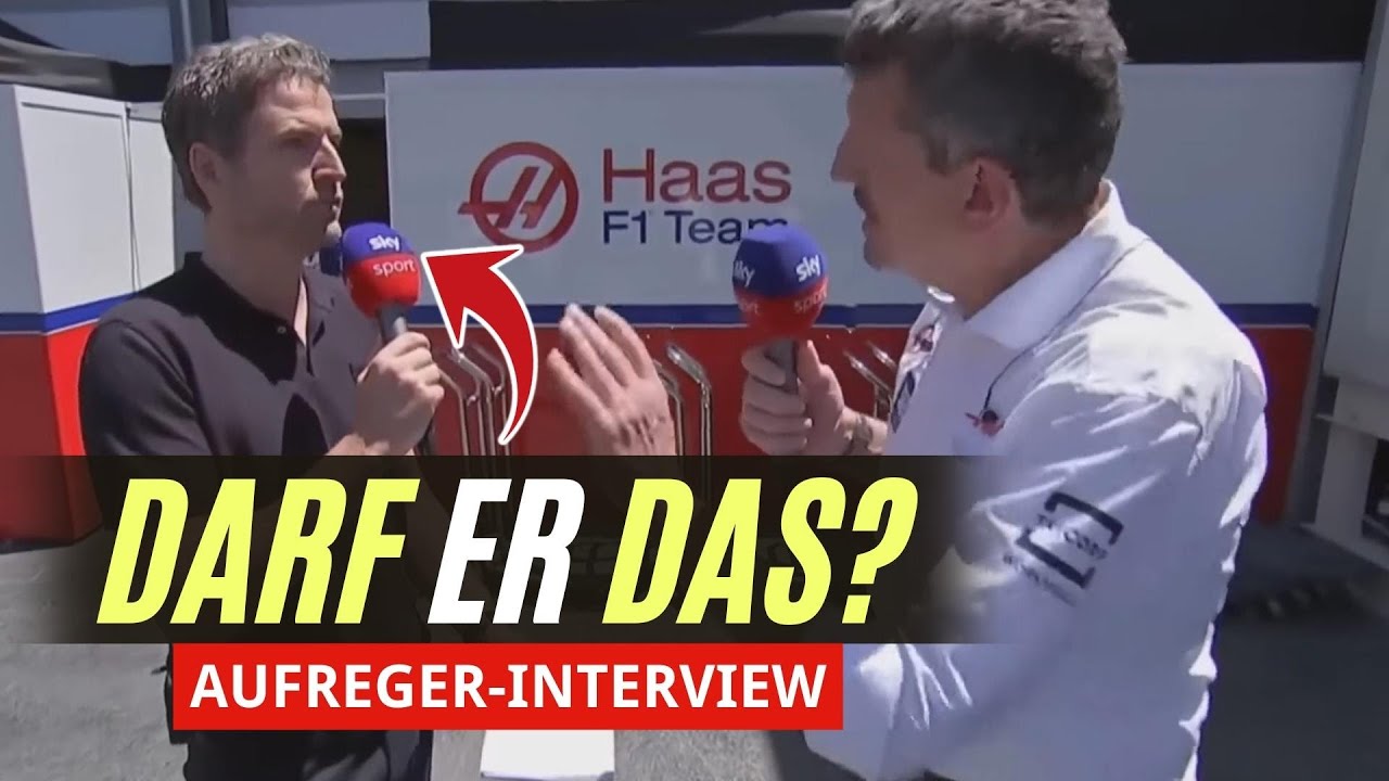 Hardenacke vs. Steiner: Darf ein Journalist so fragen? | Sky-Interview F1 2022