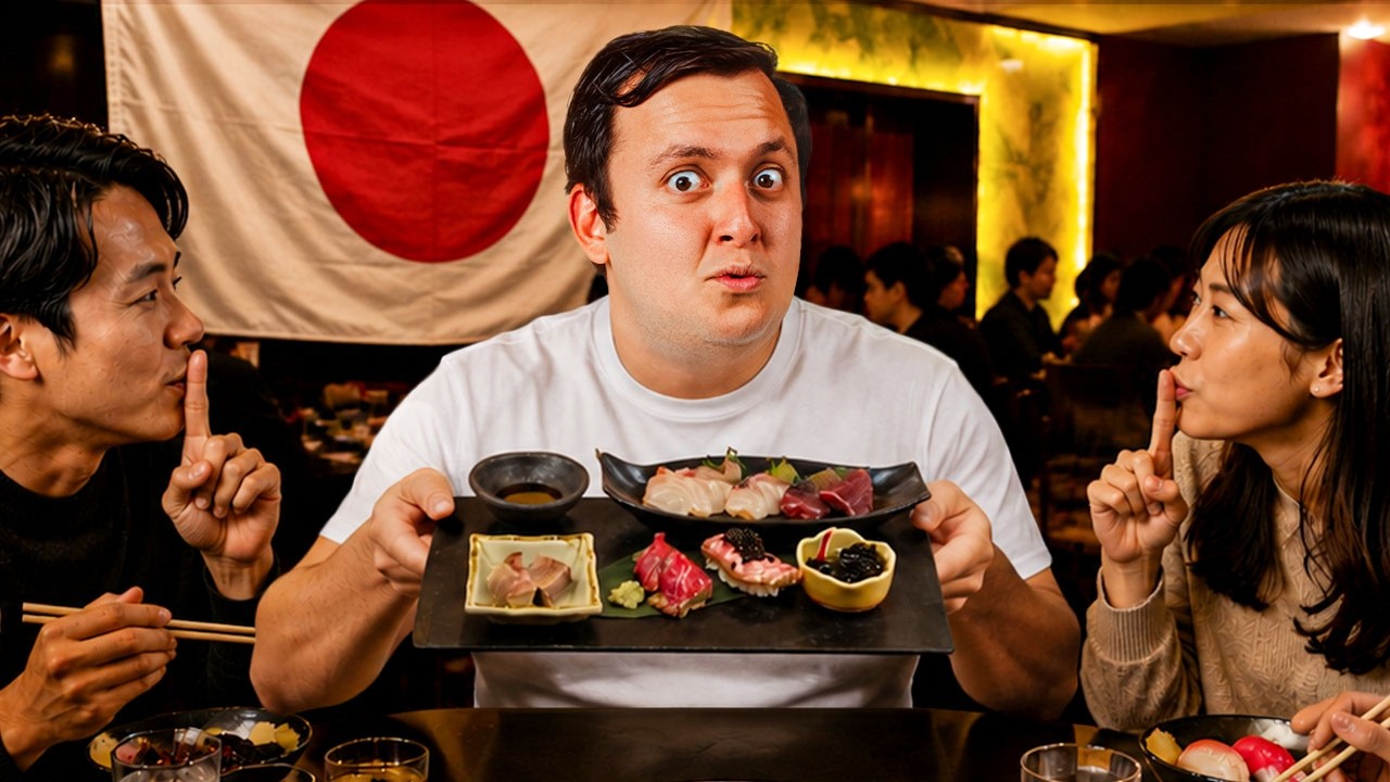 Men&uacute; secreto en JAP&Oacute;N 🇯🇵 OMAKASE y comida japonesa 🍜🎌